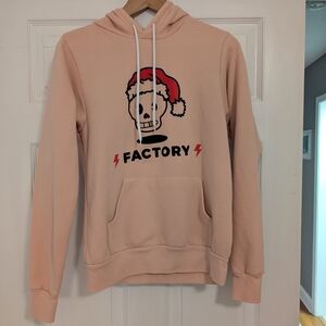 Factory Soft And Cozy Skull 💀 Santa Sweatshirt Women's Size Small